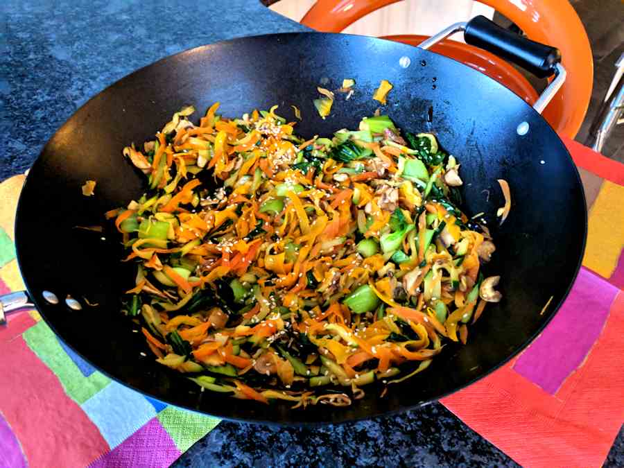 Stir Fried Ginger Vegetables Recipe Cuisine Fiend